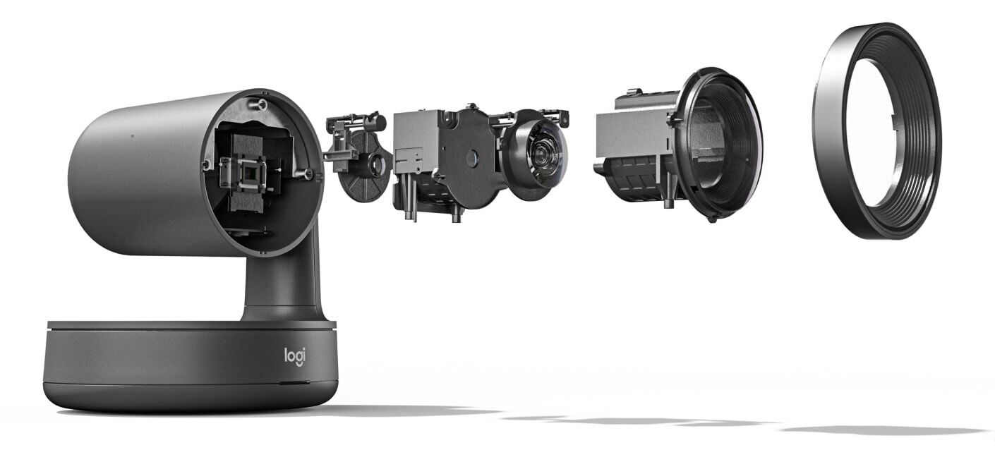 Logitech Rally and Rally Plus Video Conferencing Camera System 3 Exploded rally plus camera diagram